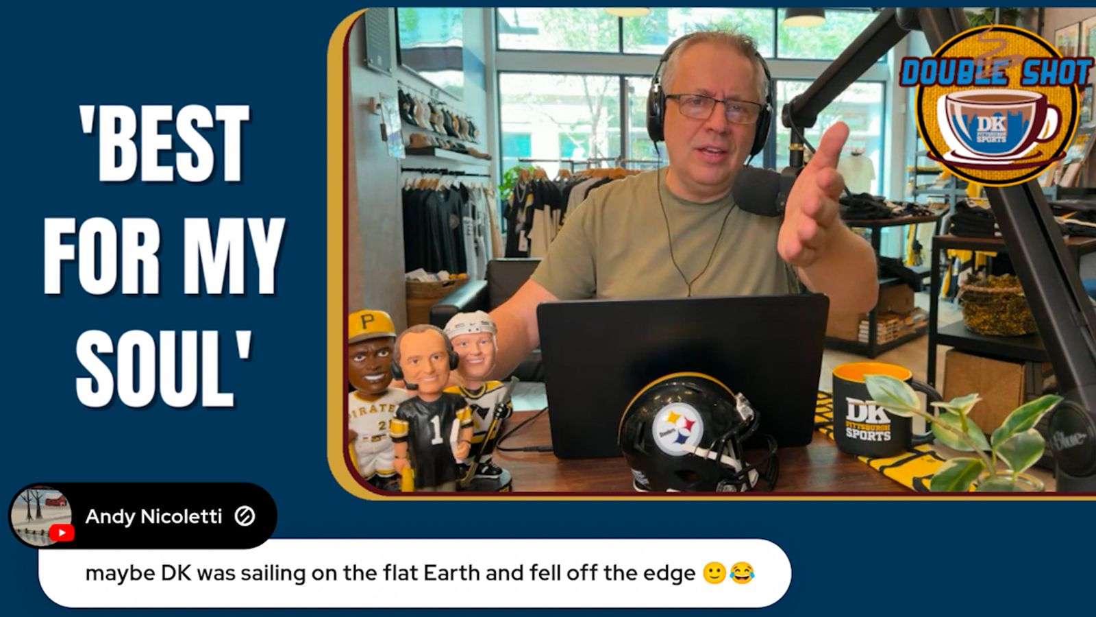 DK’s Double Shot of Steelers: ‘Best for my soul’ taken in Downtown (Videos)